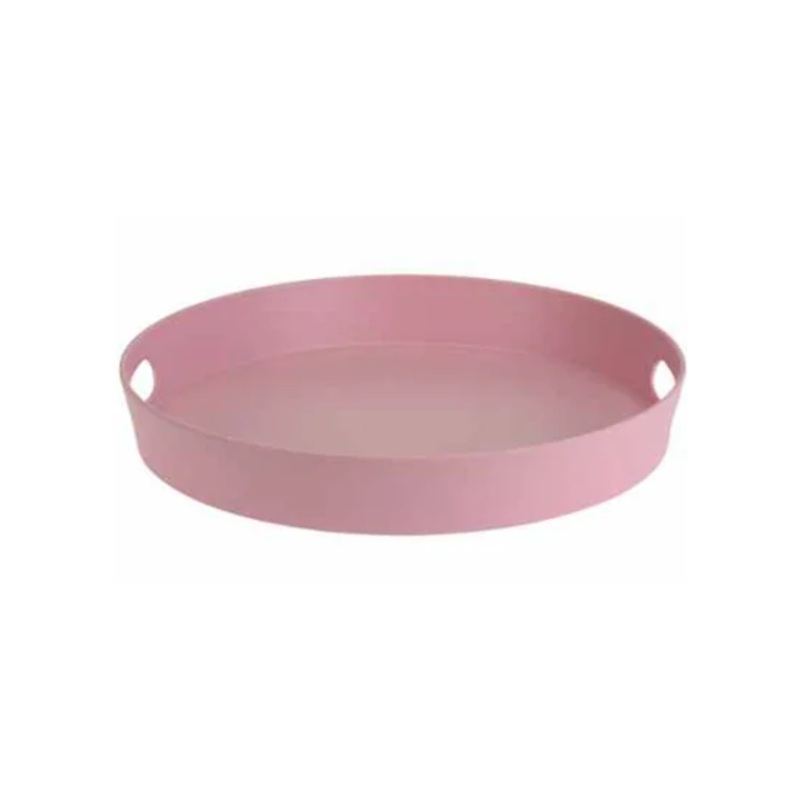 Bamboo Melamine Serving Tray - Pink
