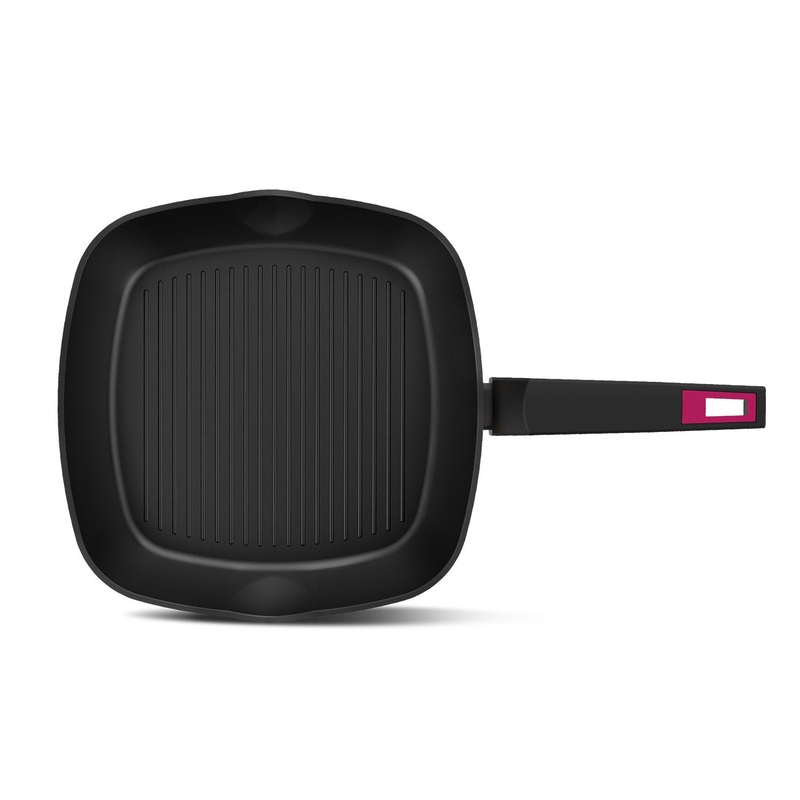 Best Moments - Grill Pan 28 x 28cm Forged Aluminium Black