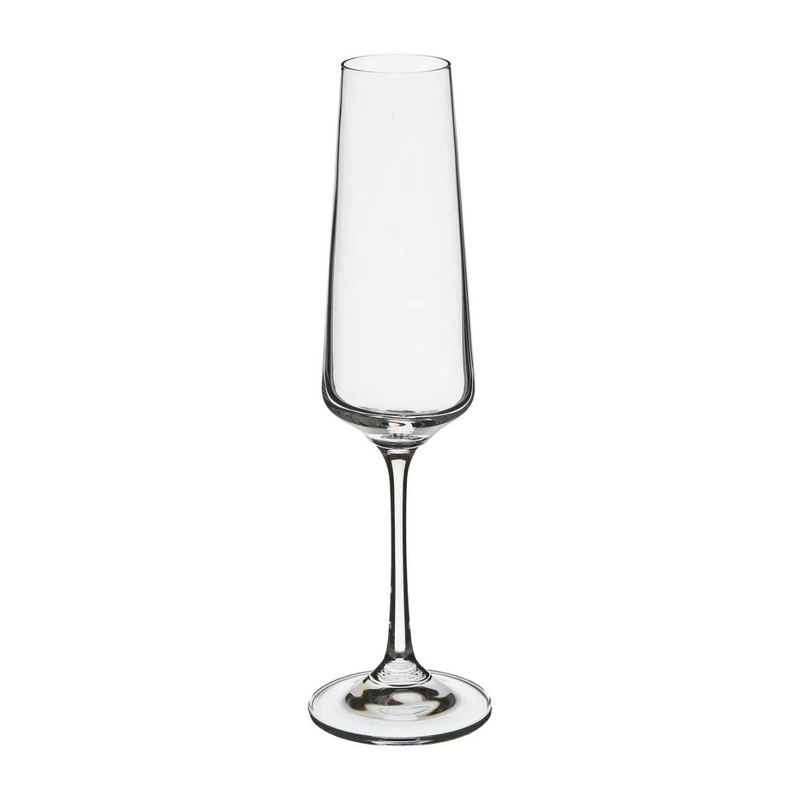 Selenga Crystal Champagne Flute - Set Of 6