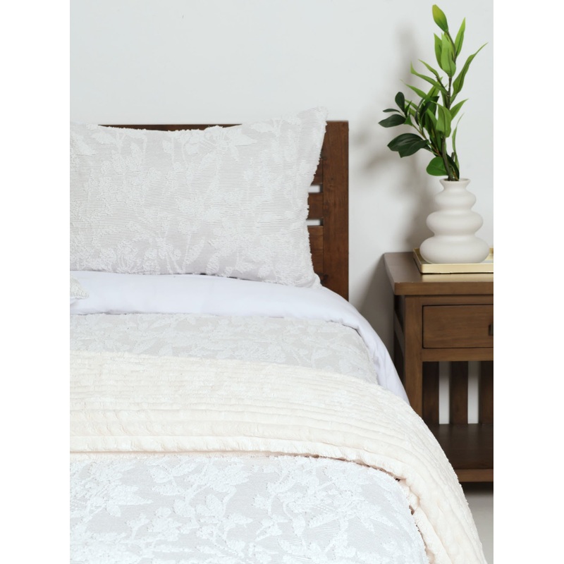 Chunky Rib Blanket - Cream