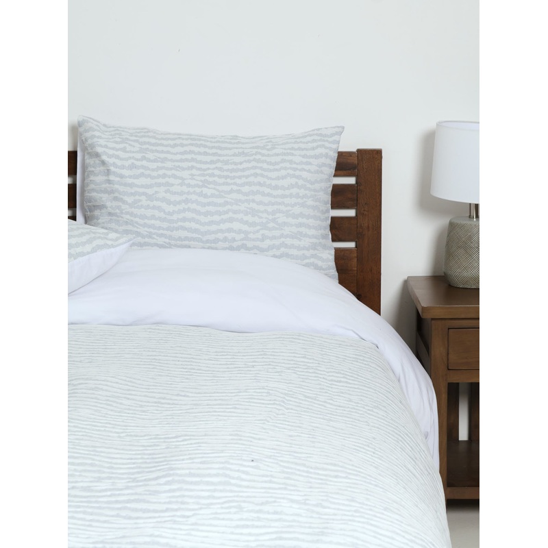 Cloud Jacquard Duvet Set - Grey
