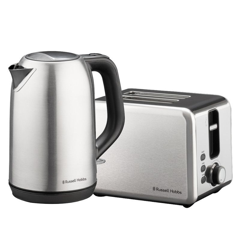 Russell Hobbs Stainless Steel Kettle & Toaster Pack