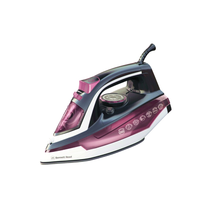 Bennett Read 2200W Steam Iron With Non-Stick Ceramic Soleplate