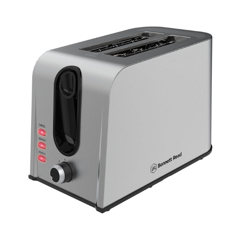 Bennett Read 850W Premium Stainless Steel 2-Slice Toaster