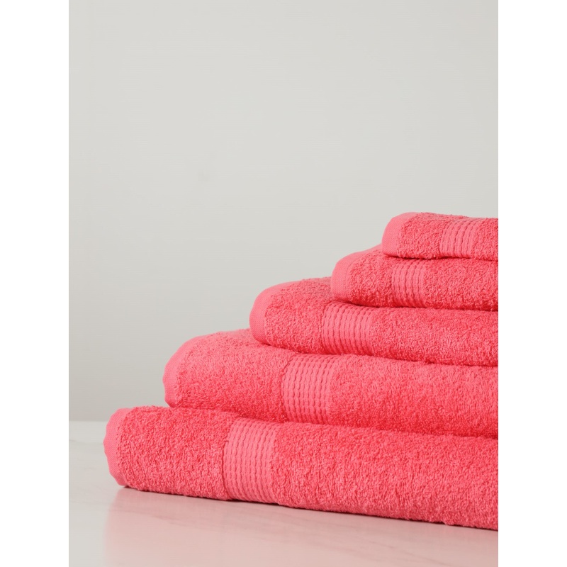 Everyday Cotton Towels - Coral