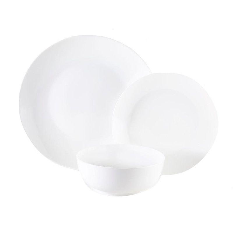 Russell Hobbs Classique 12 Piece New Bone Rim Dinner Set