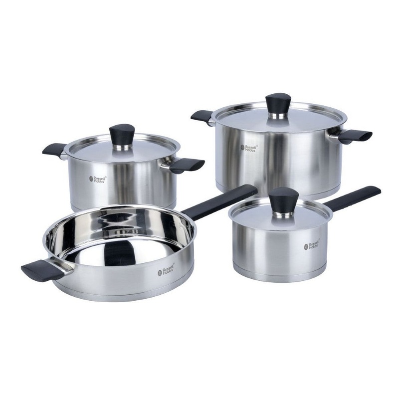 Russell Hobbs Classique Onyx 7 Piece Cookware Set