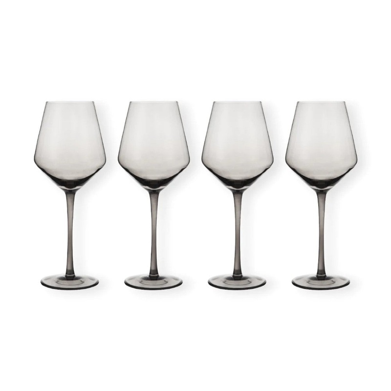 Russell Hobbs Smoky Wine Glass - 4 x 520ml