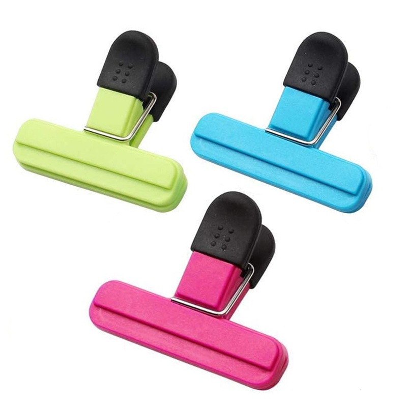 Creative 3 Piece Bag Clip Set - 3 Small Clips