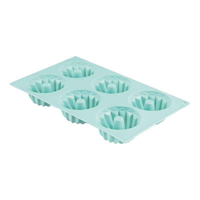 Kitchen Inspire Silicone Crown Mould (110ml x 6)