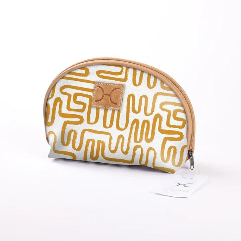 Big Mouth Bag Laminated Fabric - Geo