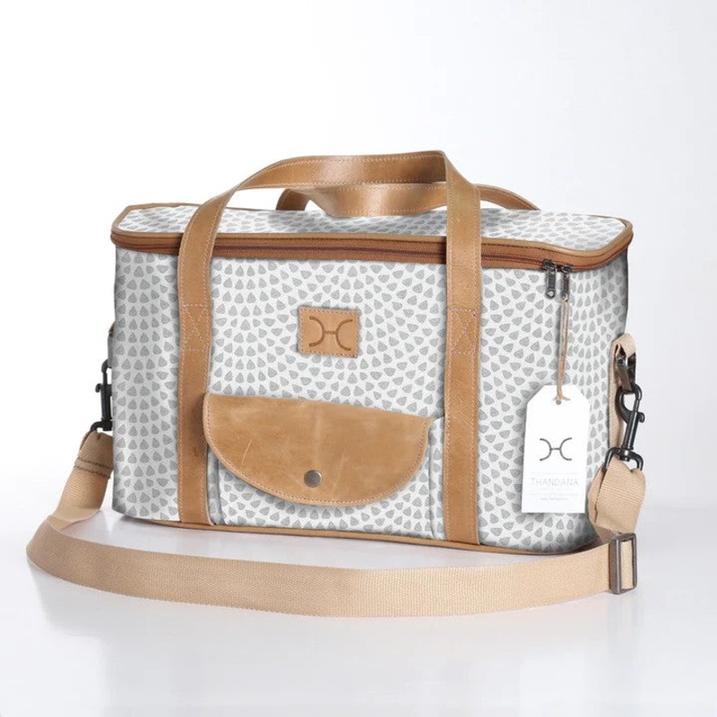 Caddy Cooler Bag Laminated Fabric - Scale Away with me