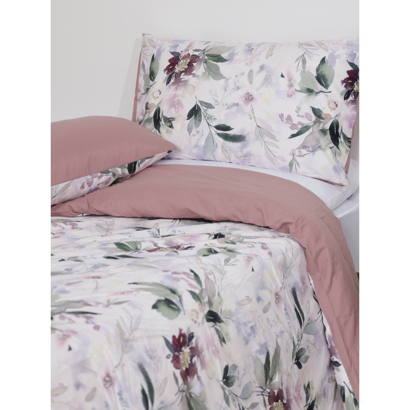 Delaware Floral Duvet - Mauve