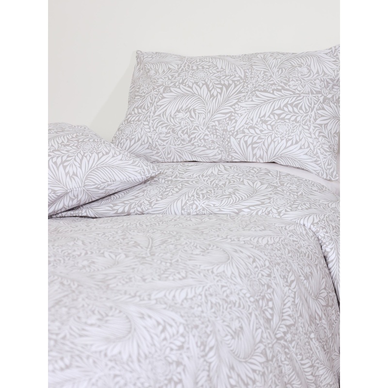 Fern Rotary Duvet - Grey