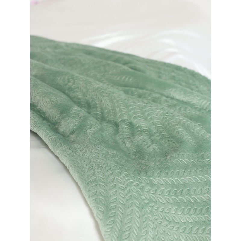Leaf Embossed Blanket - 120cm X 180cm