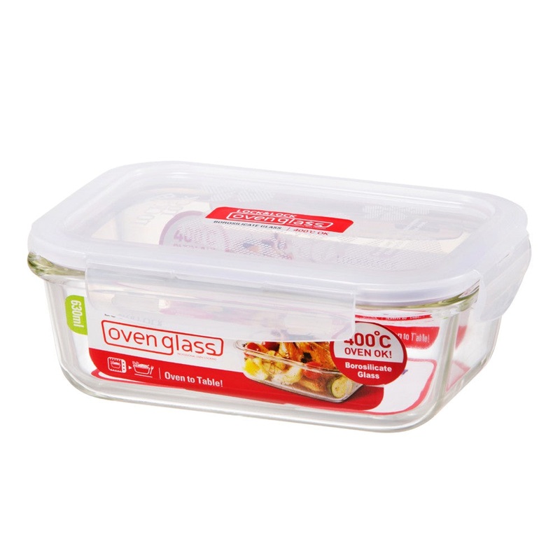 LocknLock Euro Glass Container Rectangular