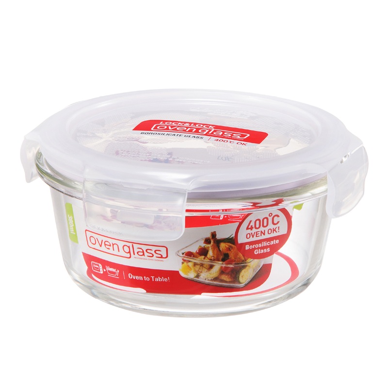 LocknLock Euro Glass Container Round