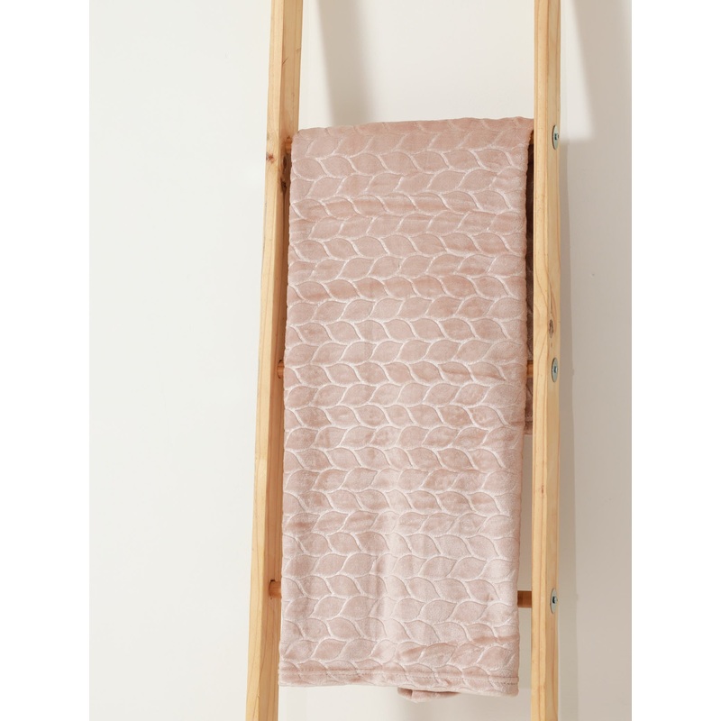Plait Embossed Blanket - 125cm X 150cm