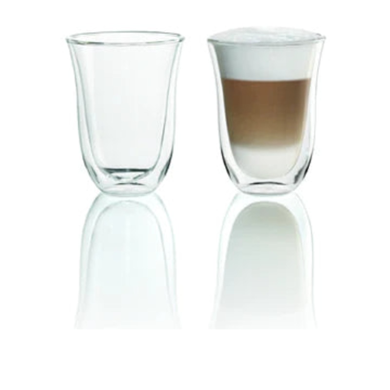 De'Longhi Double Walled Latte Macchiato Glasses