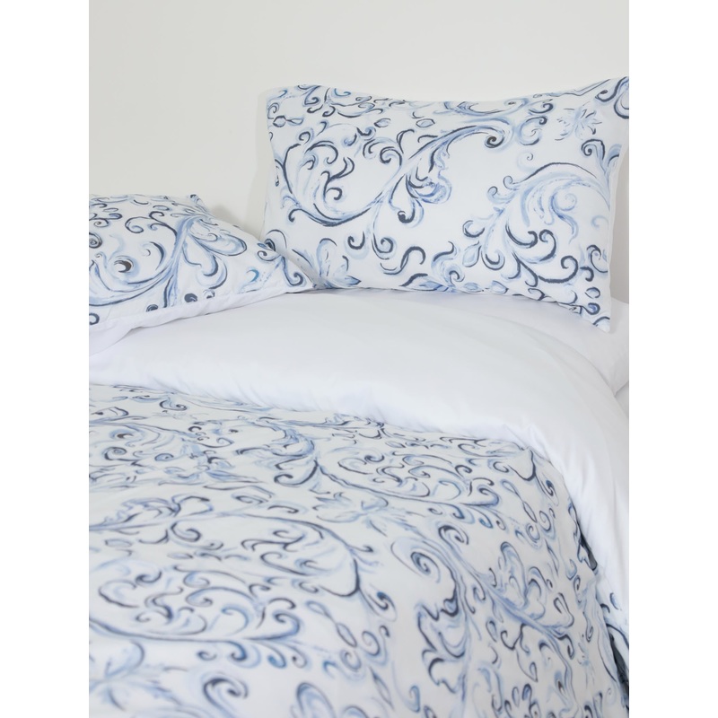 Fleur de Lis Swirl Duvet