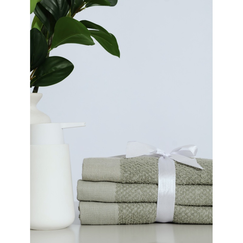 440GSM 2 Piece Hand And Bath Towels - Sage