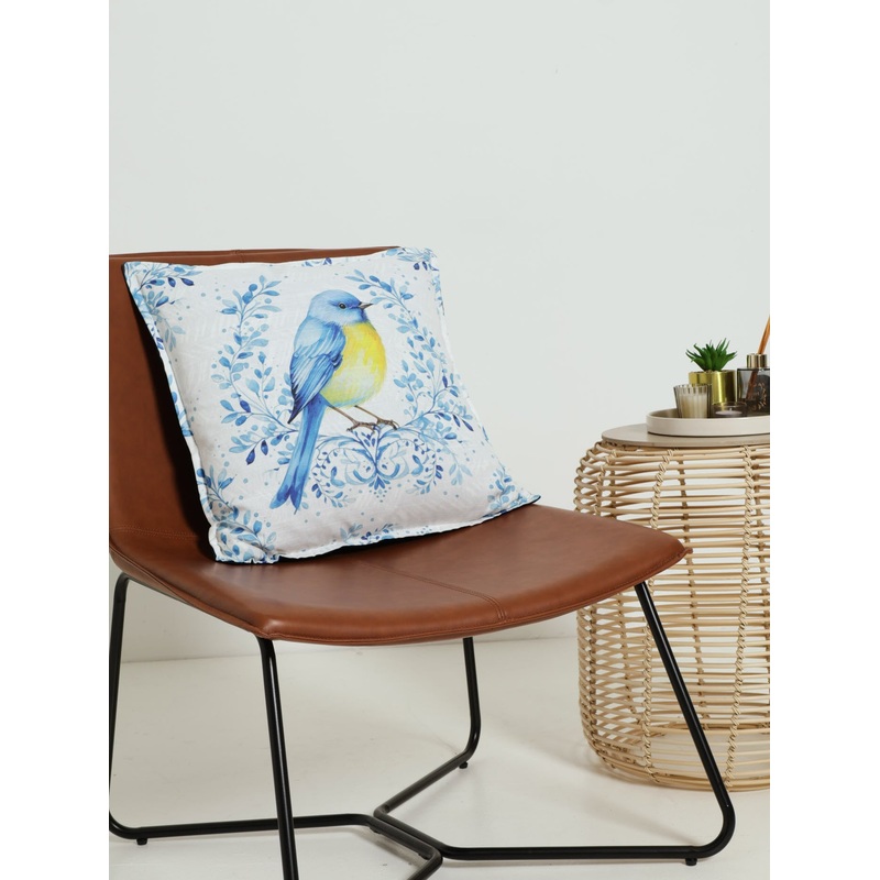 Blue Birdie Printed Scatter Cushion