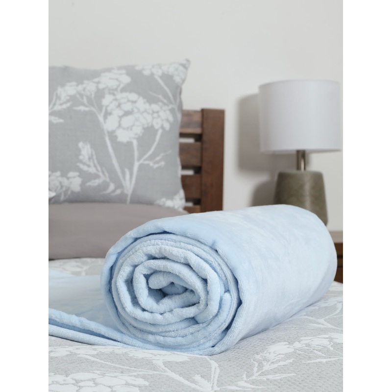 Coral Fleece Blanket - Lilac