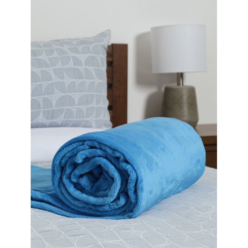 Coral Fleece Blanket - Teal