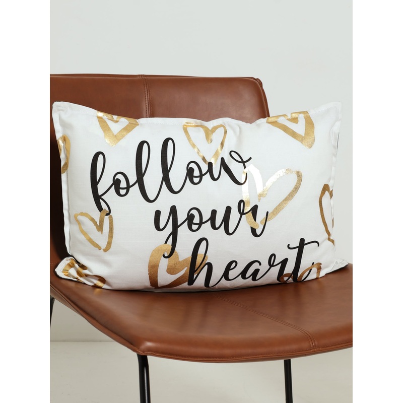 Follow Your Heart Printed Scatter Cushion