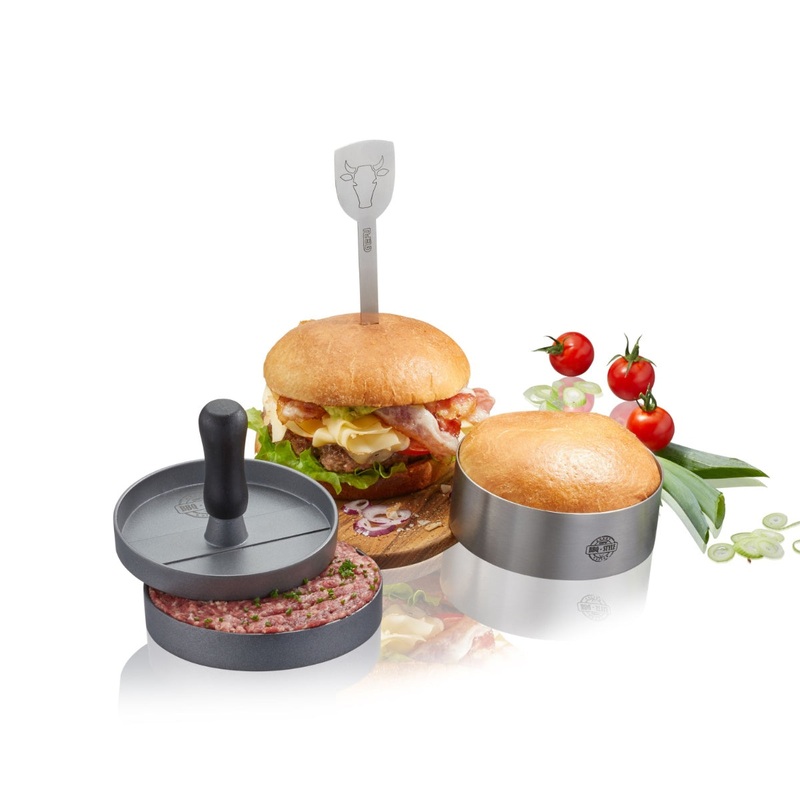 Gefu 3 Piece Burger Set