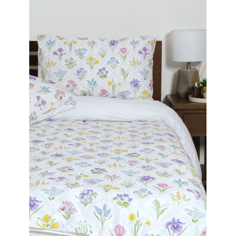 Meadow Flower Printed Duvet Cover Set