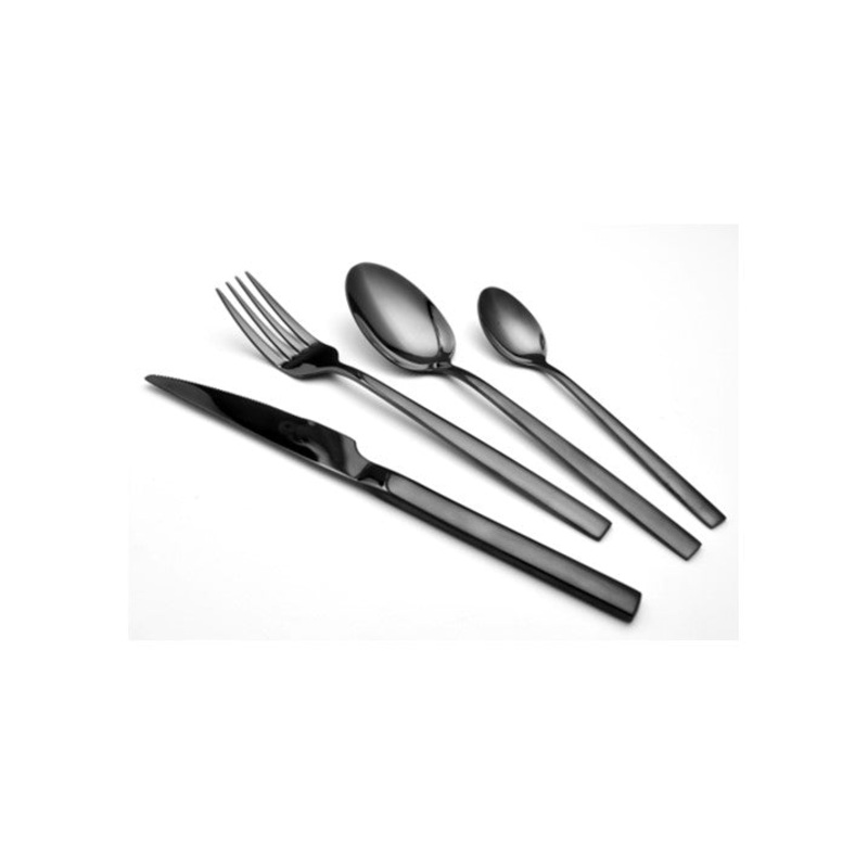 Salton Black 16 Piece Cutlery Set