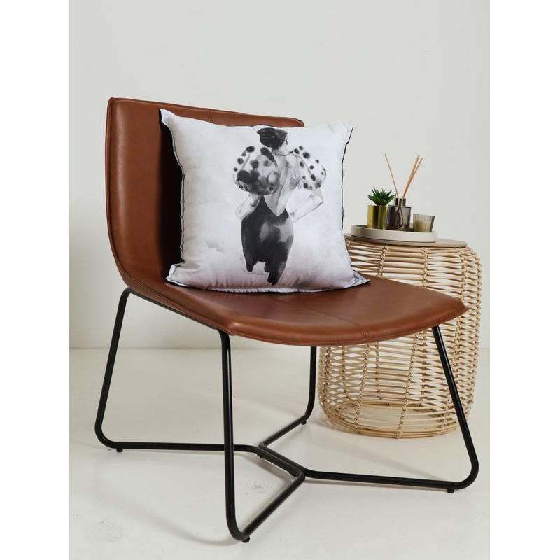 Watercolour Lady Printed Scatter Cushion