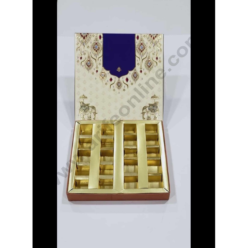Cake Decor Diwali Boxes 9*9 Chocolate Boxes Chocolate Gift Sweet Box (SBBXD-60161)