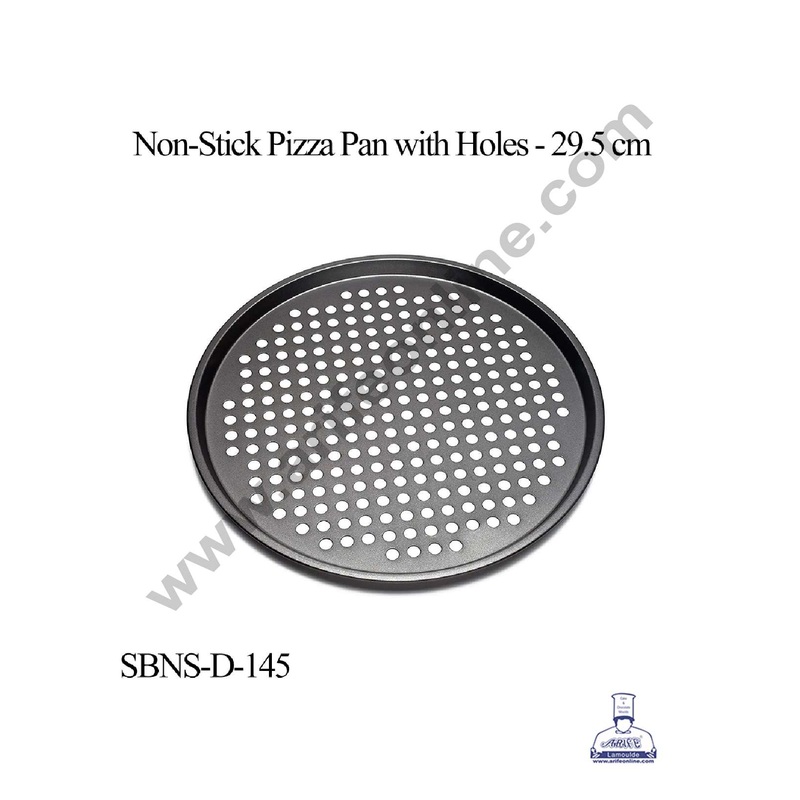 Cake Decor Non Stick Pizza Pan With Holes (29.5 cm Dimeter )