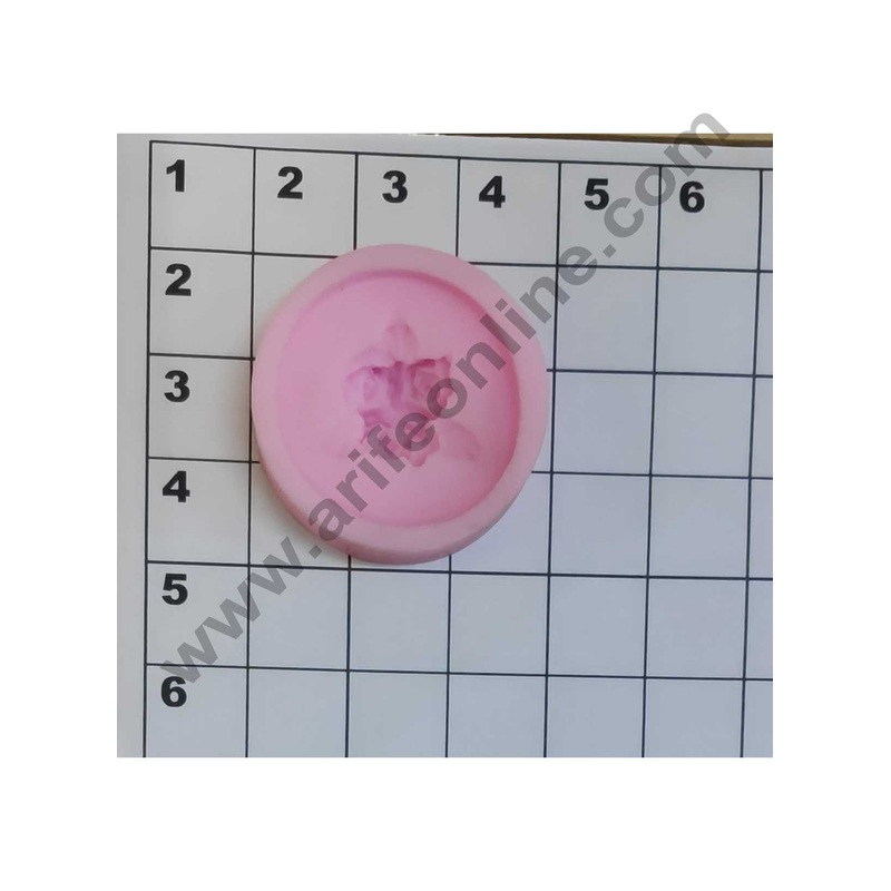 Cake Decor Silicon 1 Cavity Rose Shape Fondant Clay Marzipan Cake Decoration Mould