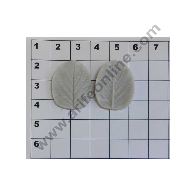 Cake Decor Silicon 2Pcs Veiners Leaves Fondant Clay Marzipan Cake Decoration Mould SBSP-197-1