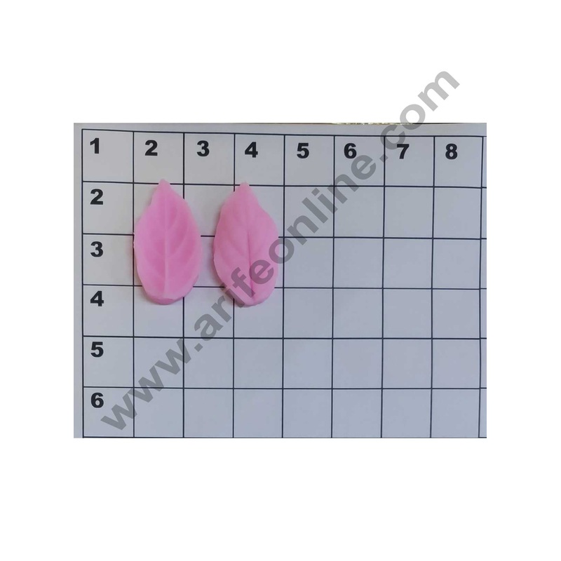Cake Decor Silicon 2Pcs Veiners Leaves Fondant Clay Marzipan Cake Decoration Mould SBSP-200
