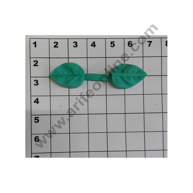 Cake Decor Silicon 2Pcs Veiners Leaves Fondant Clay Marzipan Cake Decoration Mould SBSP-605