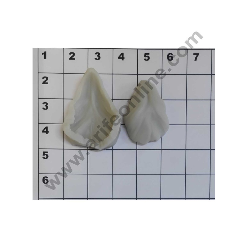 Cake Decor Silicon 2Pcs Veiners Leaves Fondant Clay Marzipan Cake Decoration Mould SBSP-711
