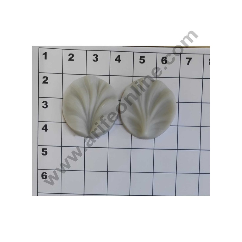 Cake Decor Silicon 2Pcs Veiners Leaves Fondant Clay Marzipan Cake Decoration Mould SBSP-718