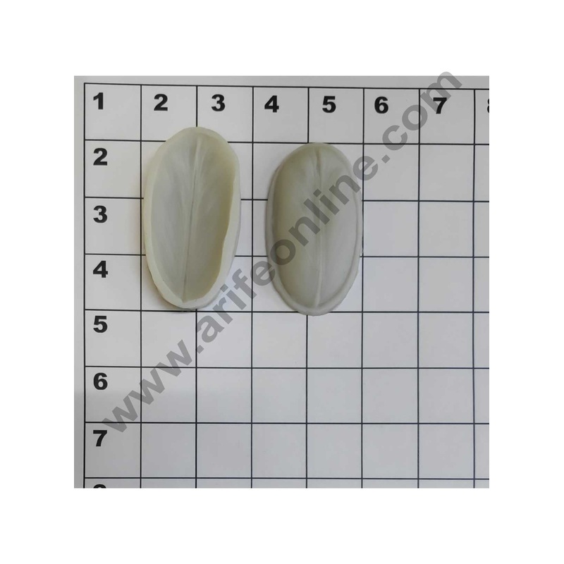 Cake Decor Silicon 2Pcs Veiners Leaves Fondant Clay Marzipan Cake Decoration Mould SBSP-719