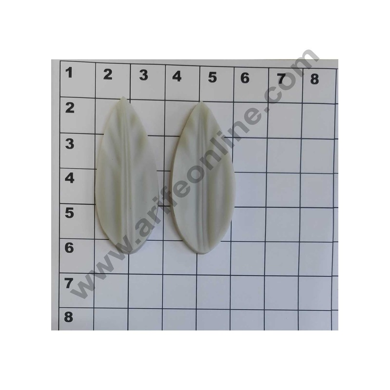 Cake Decor Silicon 2Pcs Veiners Leaves Fondant Clay Marzipan Cake Decoration Mould SBSP-720