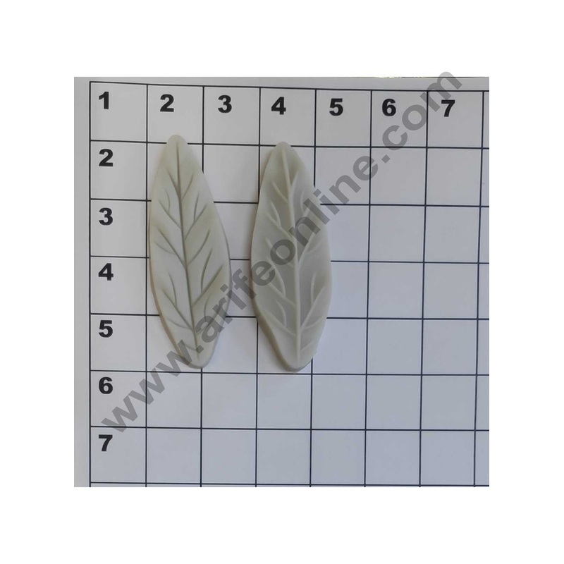 Cake Decor Silicon 2Pcs Veiners Leaves Fondant Clay Marzipan Cake Decoration Mould SBSP-721