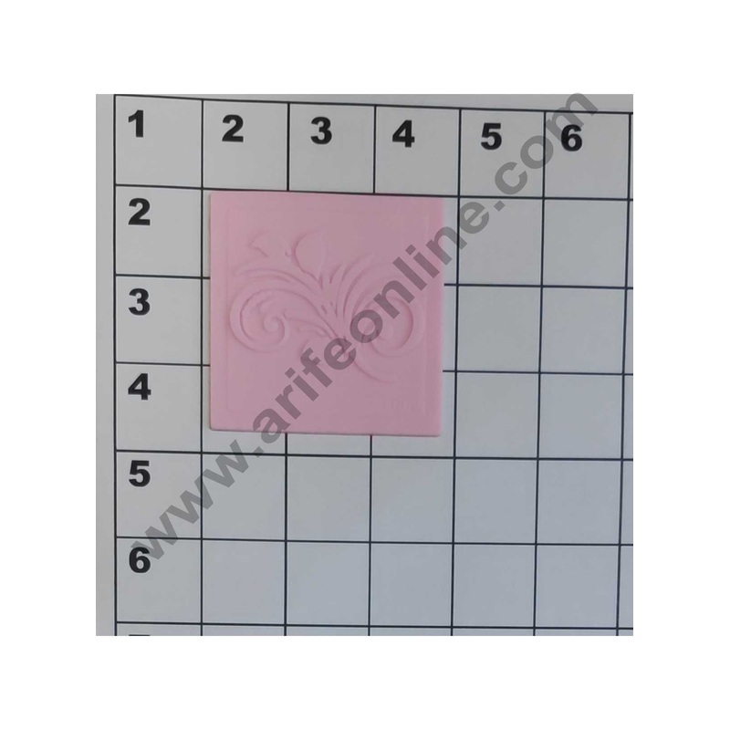 Cake Decor Silicon Floral Patten Impression Fondant Clay Marzipan Cake Decoration Mould