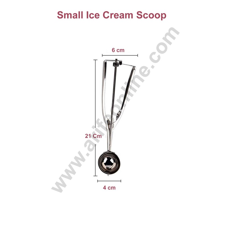 Cake Decor Small Stainless Steel Ice Cream Scoop Serving Spoon Scoop