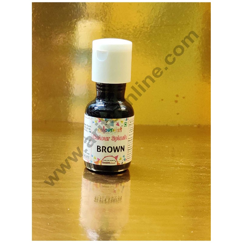Colourmist Colour Splash Mini Liquid Food Colour - Brown 20gm