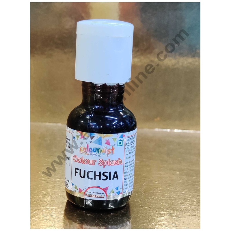 Colourmist Colour Splash Mini Liquid Food Colour - Fuchsia 20gm