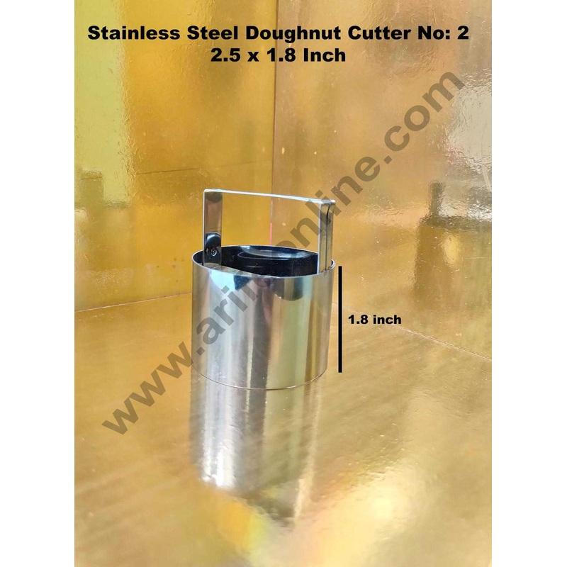 Cake Decor 1Pc Doughnut Stainless Steel Donut Cutter Cookie Cutter Tools No:2