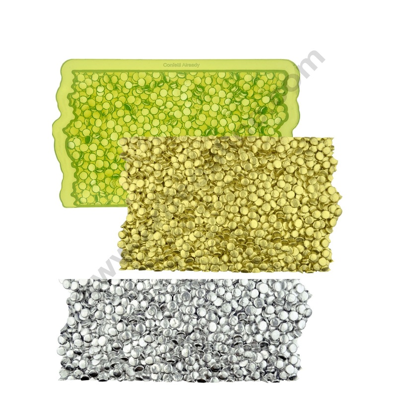 Cake Decor Confetti Already Simpress Silicone Mold Cake Decorating Fondant Gum Paste Icing